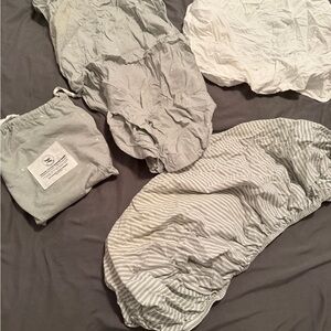 Poppi & Max Organic Bassinet Sheets (3)